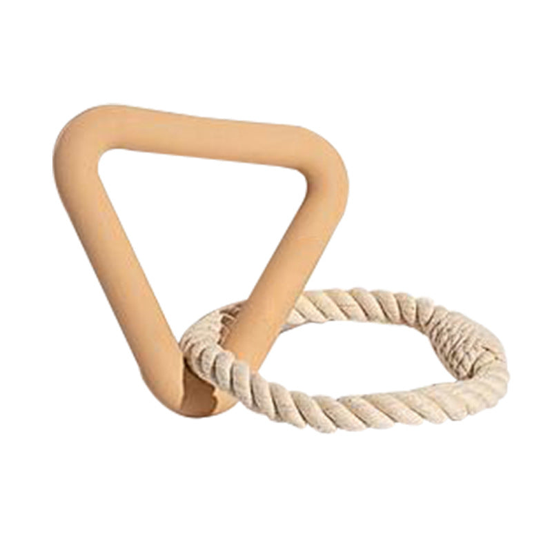 Pet Pulling Rope And Rubber Chew Toy