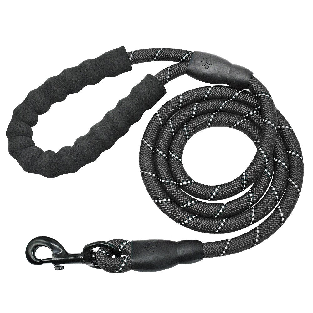 Reflective Dog Rope Lead - 4'9ft length Lead