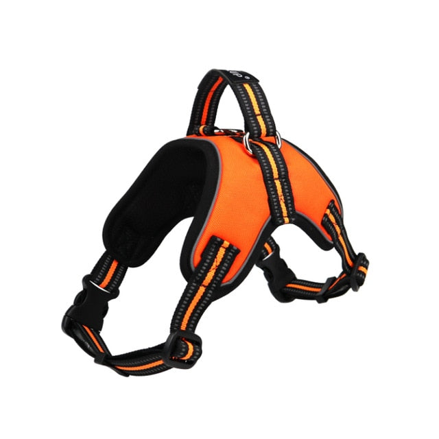 Dog Vest Harness With Safety Reflective Stitching