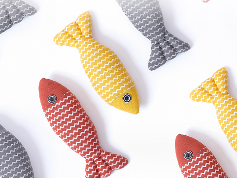 Cloth Fish Cat Toy