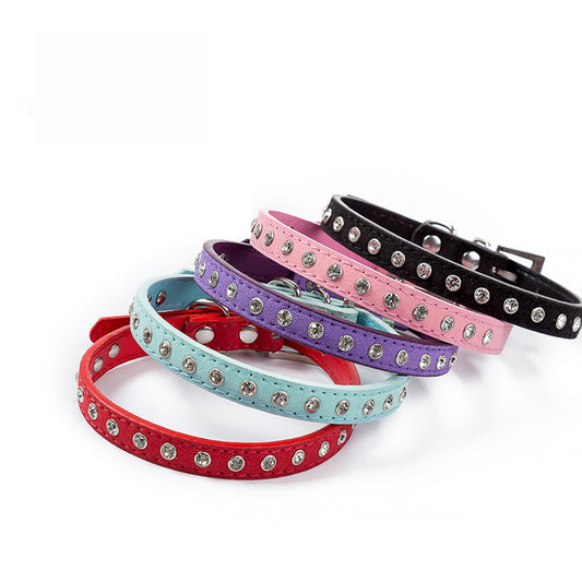 Diamond Look Stud Cat Collars