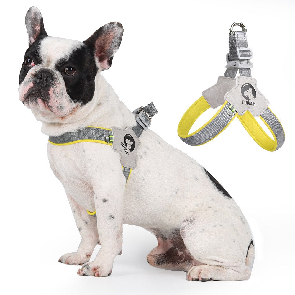 Saddle-Style Dog Chest Harness - Various Colours