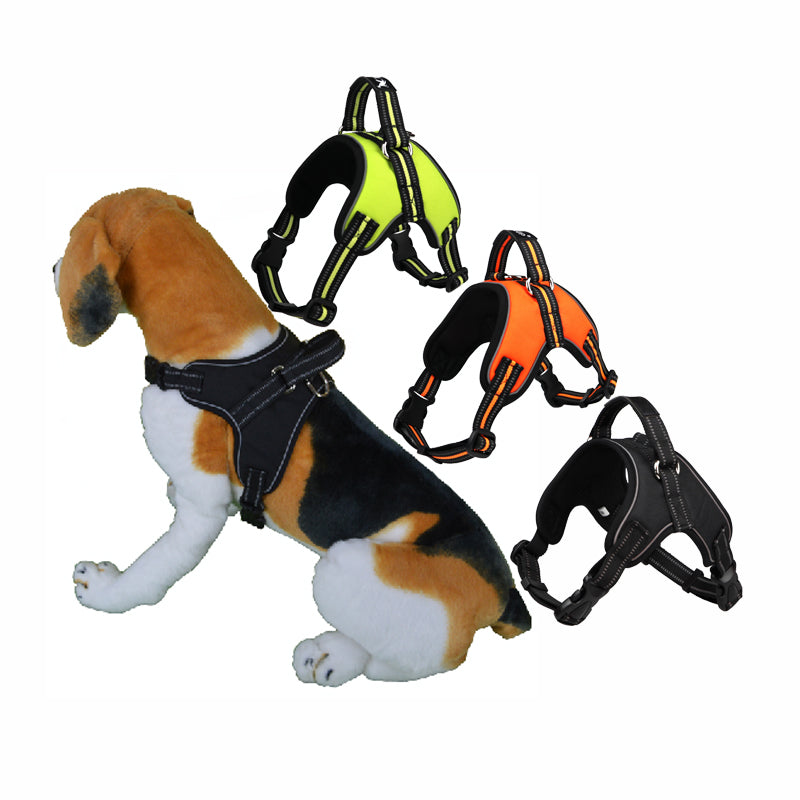 Dog Vest Harness With Safety Reflective Stitching