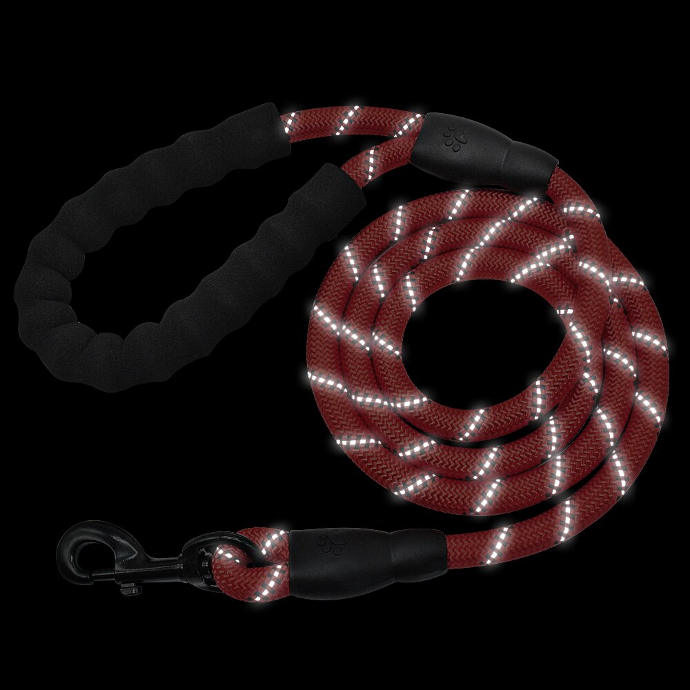 Reflective Dog Rope Lead - 4'9ft length Lead