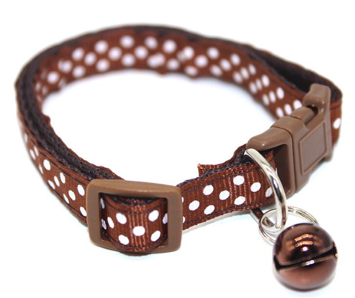 Adjustable Dot Printed Cat Collar