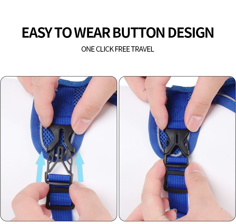 Dog Vest-Style Quick Release Harness - Various Colours