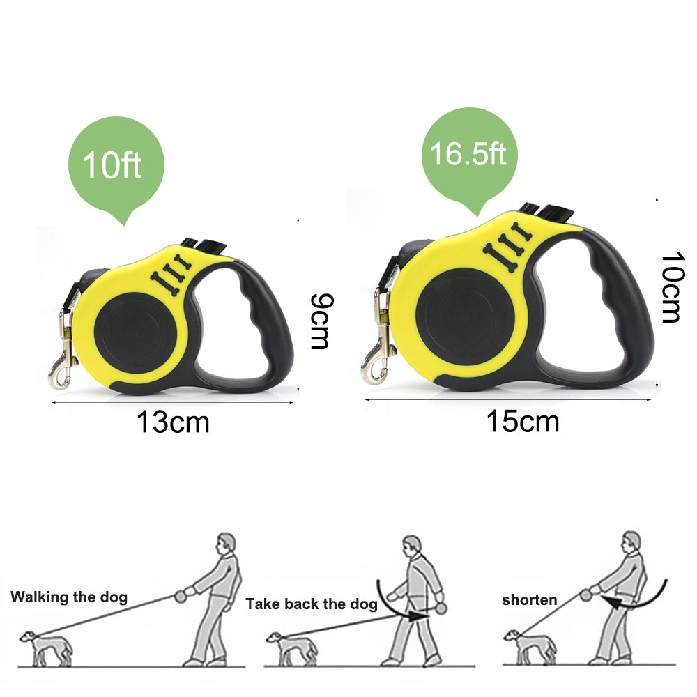 3/5M Durable Dog Leash Automatic Retractable